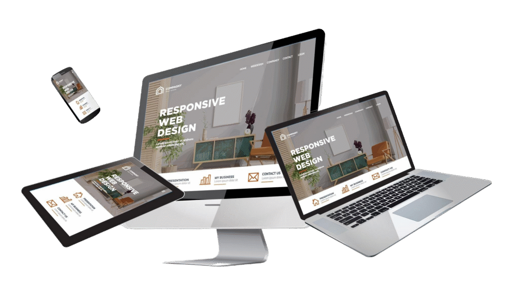 Simple Clean Webdesign Mockup
