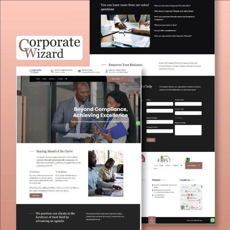 Corporate Wizard Business Website