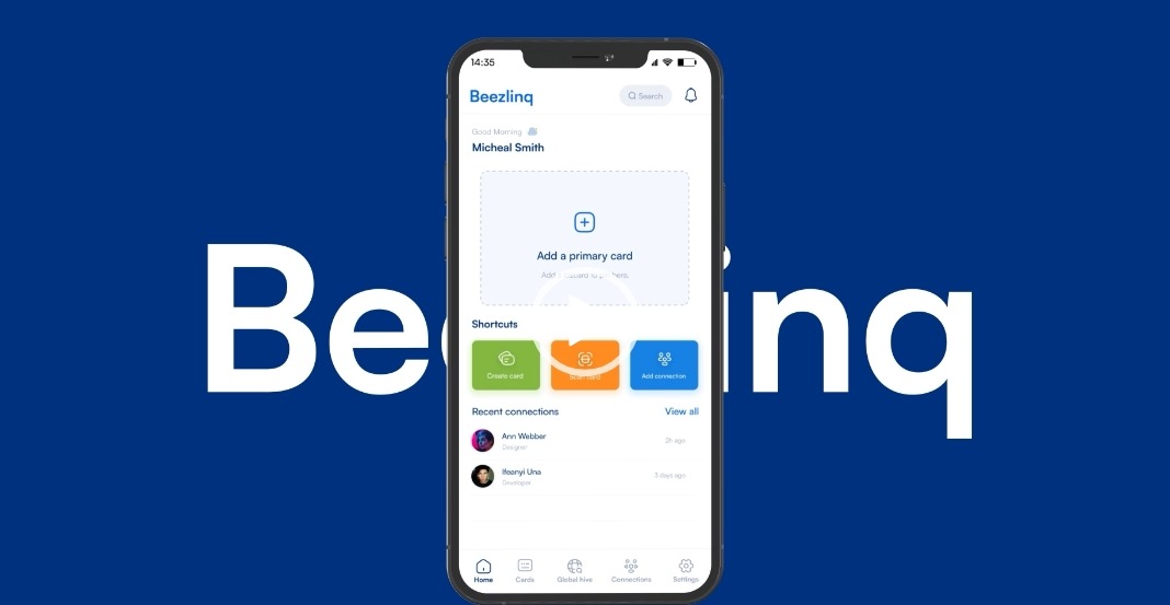 Business Card App Motion Graphics 2